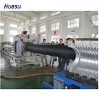 Рифленая производственная линия трубы Hdpe 750kg/H OD 400mm