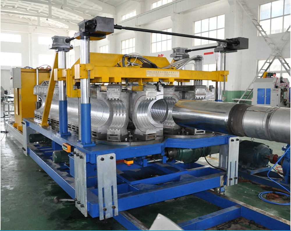 оборудование по производству HDPE двустеных гофротруб/Линия по производству PVC двустеных гофротруб