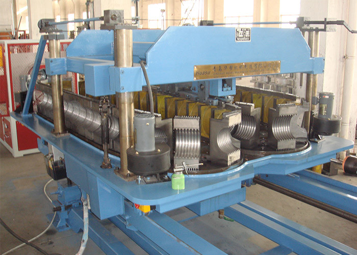PE PVC PP гофрировало продевать нитку производственное оборудование 300-400kg/h трубы