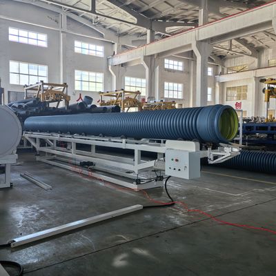 PLC Controlled Double Wall Corrugated Pipe Extrusion Line with 1600mm Max Pipe Diameter and Siemens Brand Electrical Parts