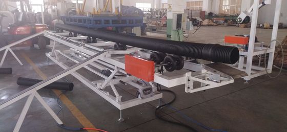 Double Wall Corrugated Pipe Extrusion Line with Siemens Electrical Parts for 50mm-200mm Pipe Diameter Range and HV>940 Barrel Hardness
