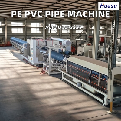 PVC Corrugated Pipe Extrusion Line 500-2000Kg/h Capacity for Sewage Drainage