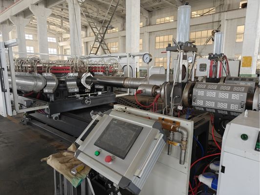 Double Wall Corrugated Pipe Extrusion Line 30000mm with Siemens PLC