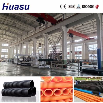 Automatic PVC Corrugated Pipe Machine with 32-1600mm Pipe Range and 3-15m/min Line Speed for High Productivity