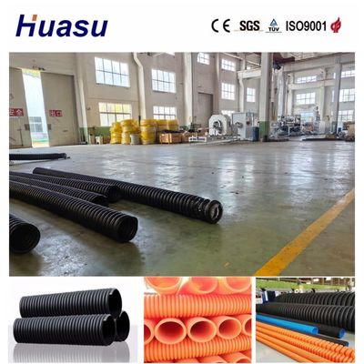 Full Intermeshing Engagement System Single Wall Corrugated Pipe Extrusion Line with 60-2000kg/h Automatic Capacity and 32mm-1600mm Pipe Diameter Range