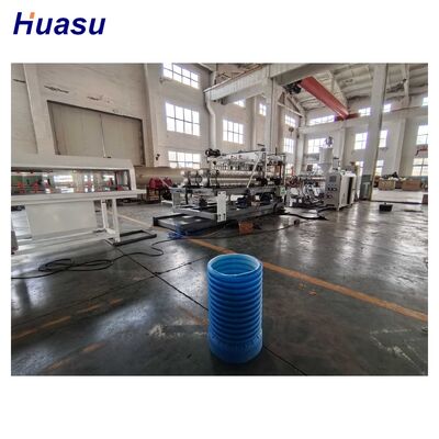 Energy Saving HDPE Corrugated Pipe Extrusion Line with Air Cooling And Water Cooling Systems for 32mm - 1600mm Pipe Diameter