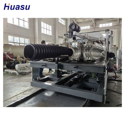 Automatic And Computerized HDPE Pipe Extrusion Line With Air Cooling And Water Cooling For 32mm - 1600mm Corrugated Plastic Pipe Production