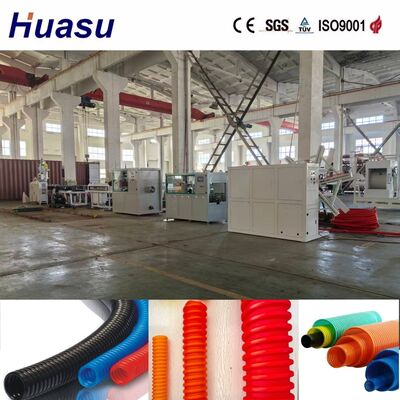 Double Wall Corrugated Pipe Machine with 60-2000kg/h Output Featuring Water Sleeve Material Steel and PLC Remote Control