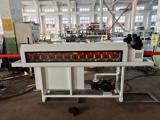 Double Wall Corrugated Pipe Extrusion Line with Siemens Main Electrical Parts and Aluminium Alloy Mould for DWC Pipe Production
