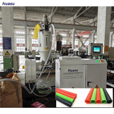 Deep Screw Channel Structure Single Wall Corrugated Pipe Extrusion Line with 1 Year Guarantee Period and High-Accuracy