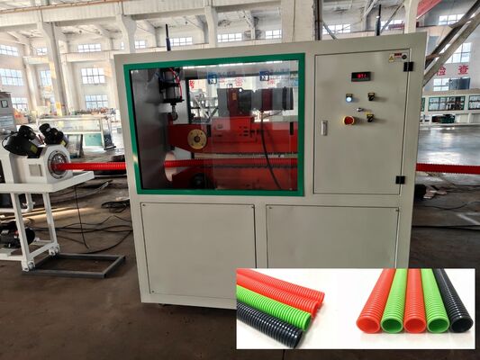 Single Wall Corrugated Pipe Extrusion Line with PLC Remote Control and High Quality Steel Water Sleeve Featuring Siemens/Schneider Main Electrics