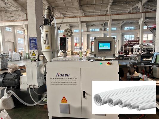Customized Corrugated pipe production line featuring PLC Remote Control designed for seamless and consistent pipe output