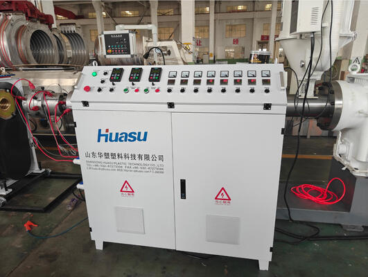 PLC Control Spiral Pipe Extrusion Line Incorporating PP Pipe Material and 100m Roll Winding Machine for Consistent Pipe
