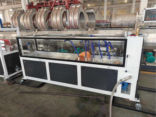 PLC Control Spiral Pipe Extrusion Line Incorporating PP Pipe Material and 100m Roll Winding Machine for Consistent Pipe
