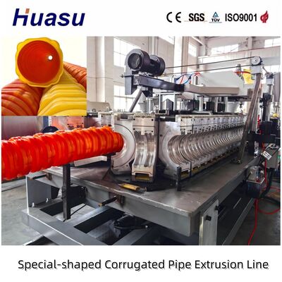 Custom Shape Plastic Corrugated Drain Pipe Engineering Buried Plastic Pipeline