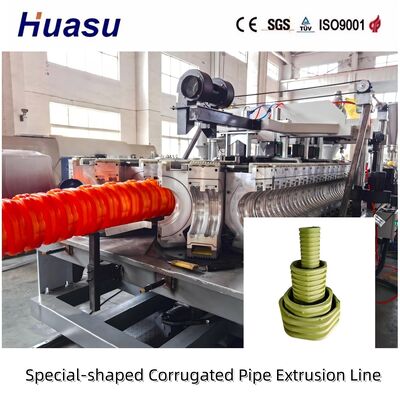 Energy Saving PP Pipe Extrusion Line with PLC Control and Automatic Cutting Machine