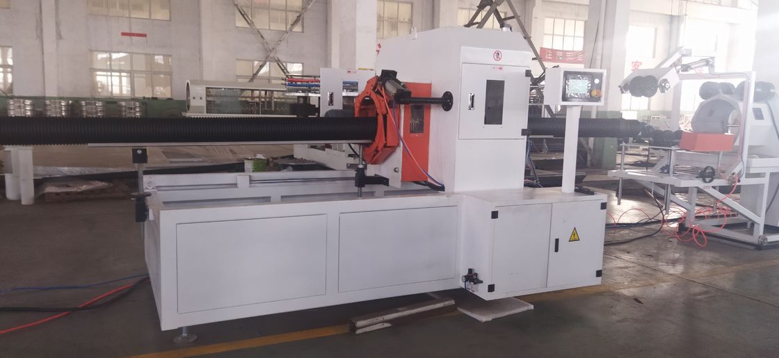 Автоматизированная компьютеризированная линия экструзии двухслойных гофрированных труб с двигателем Siemens и производительностью 8-15 кг/ч