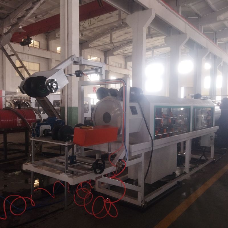 Автоматизированная компьютеризированная линия экструзии двухслойных гофрированных труб с двигателем Siemens и производительностью 8-15 кг/ч