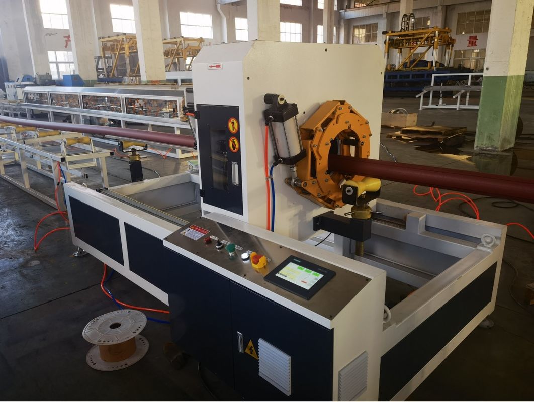 Линия экструзионной трубы с твердой стеной Hdpe под управлением PLC для универсальных и настраиваемых решений