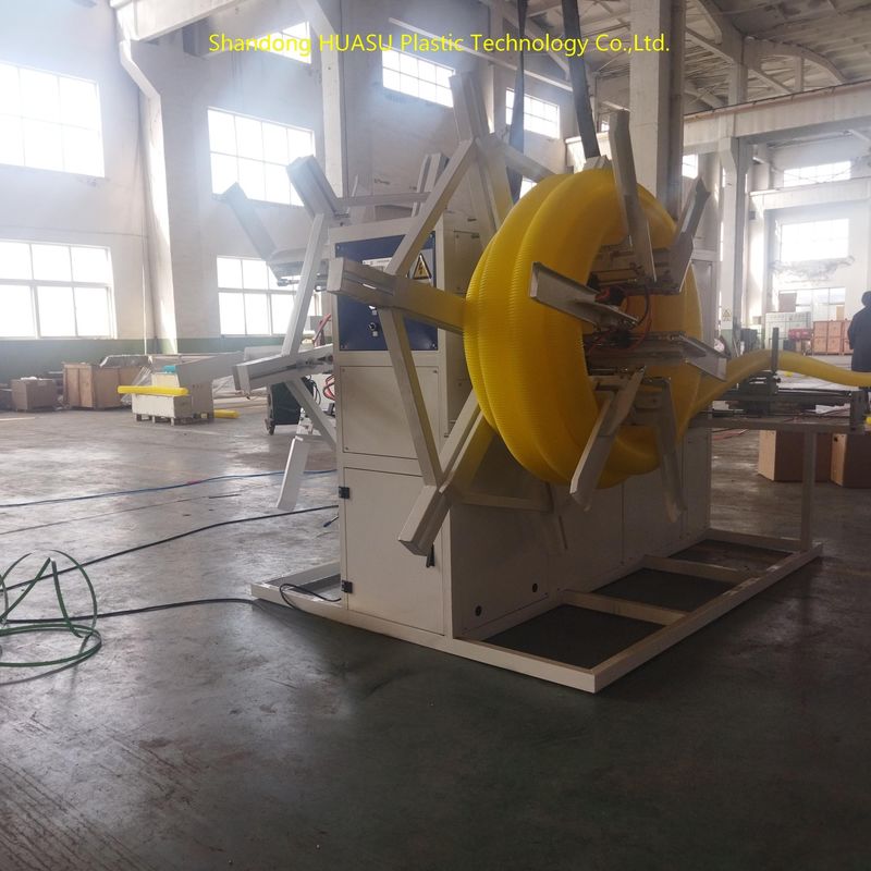 Производственная мощность 100-1000 кВт Машина для двойных стенных гофрированных труб с управлением PLC и водяным охлаждением для настройки выхода