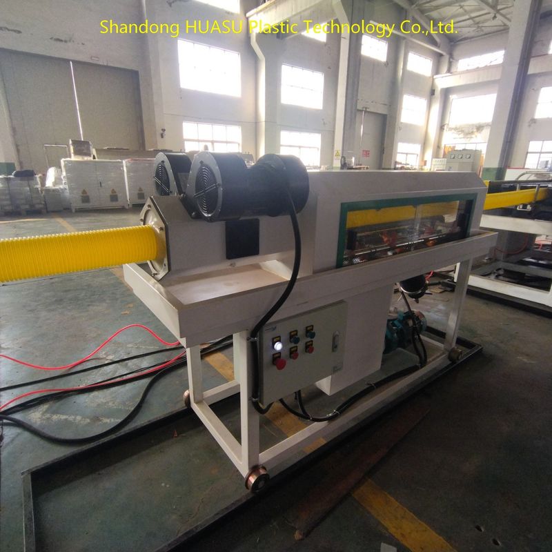 Автоматическая линия экструзирования пластиковых труб с Siemens ABB основным электрическим и водяным охлаждением воздуха для настраиваемого выхода