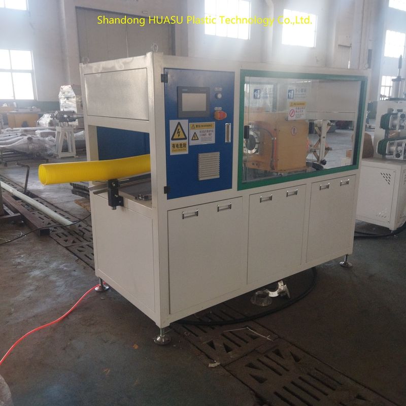 Производственная мощность 100-1000 кВт Машина для двойных стенных гофрированных труб с управлением PLC и водяным охлаждением для настройки выхода