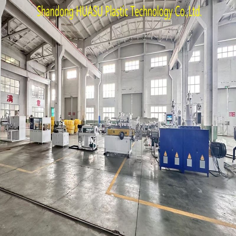 Горизонтальная линия экструзии труб DWC диаметром 800 мм с производительностью 60-2000 кг/ч и системой Siemens PLC