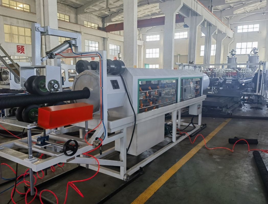 Машина для труб из HDPE Двойная стеновая стружная трубная экструзионная линия для водоснабжения
