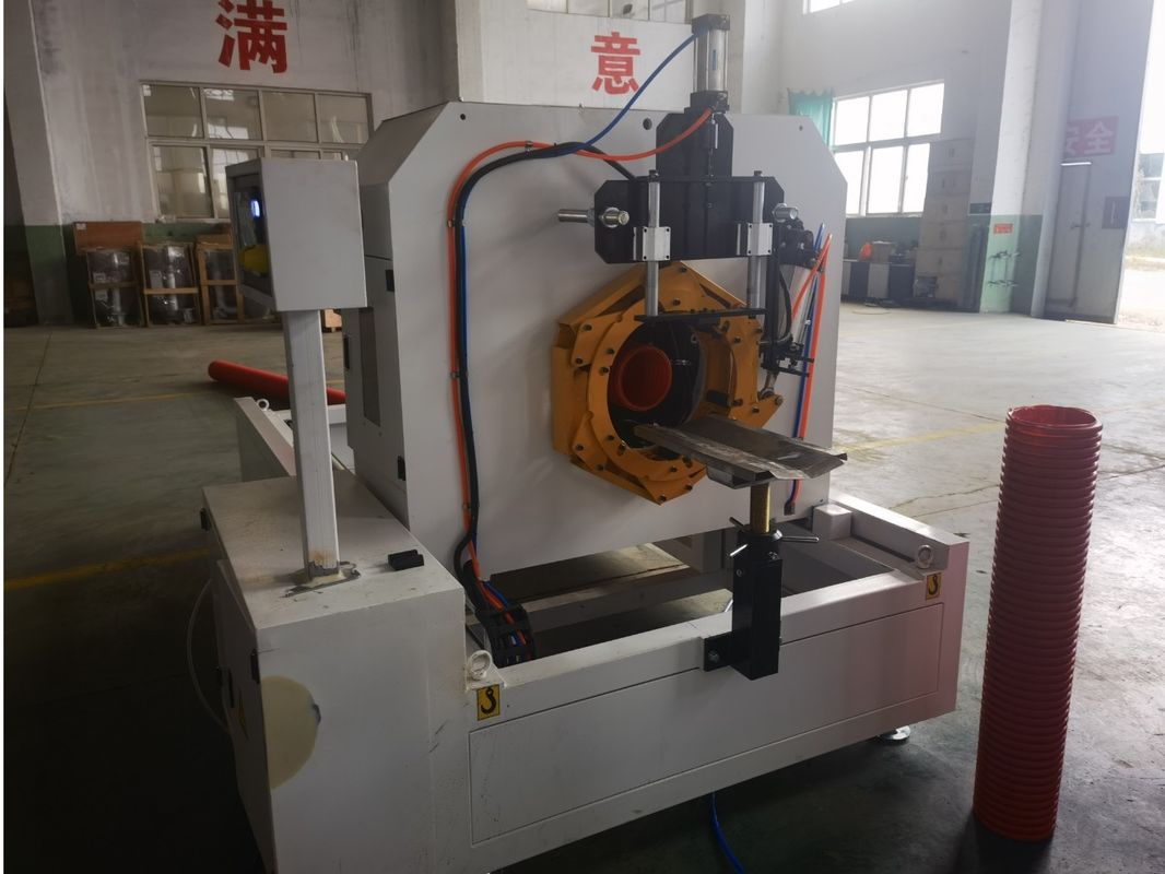 Настраиваемая двойная стеновая стружная труба экструзионная линия для канализации 40cr литьевой формы