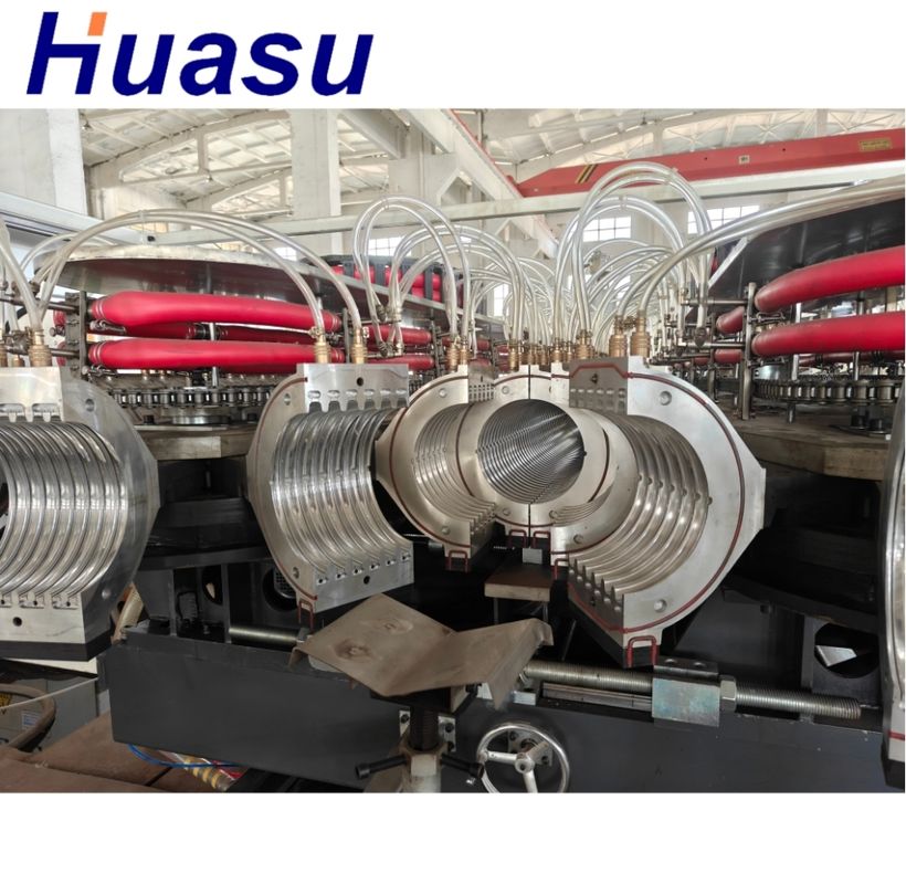 Настраиваемая линия экструзии гофрированных труб с двойными стенками с материалом пресс-формы из алюминиевого сплава и контактором Schneider