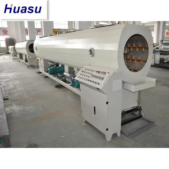 Линия экструзии труб DWC с диаметром труб 32-1600 мм, производительностью 60-2000 кг/ч и технологией Siemens PLC