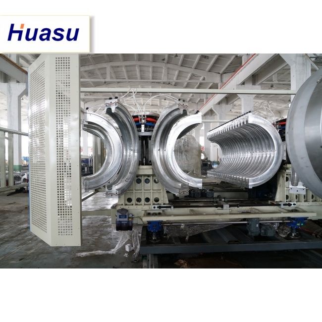 Линия экструзии труб DWC с диаметром труб 32-1600 мм, производительностью 60-2000 кг/ч и технологией Siemens PLC для высокой эффективности