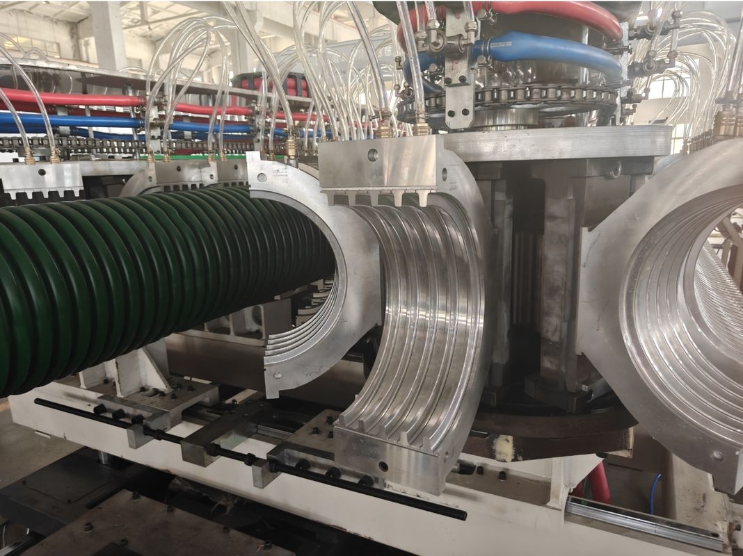 Машина для экструзирования труб из ПВХ высокой скорости с двойной стеной, машина для изготовления труб из гофрированного материала