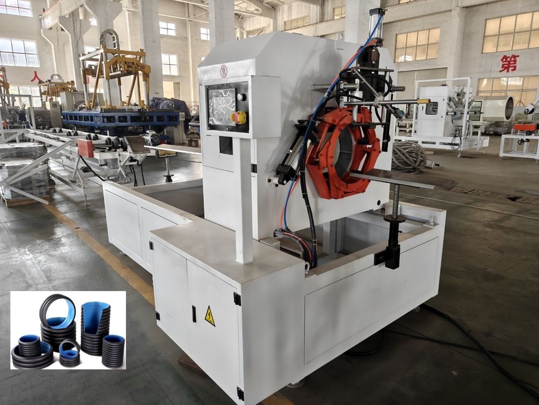 Двустенная гофрированная труба экструзионная линия с инвертором Siemens, минимальный диаметр 63 мм