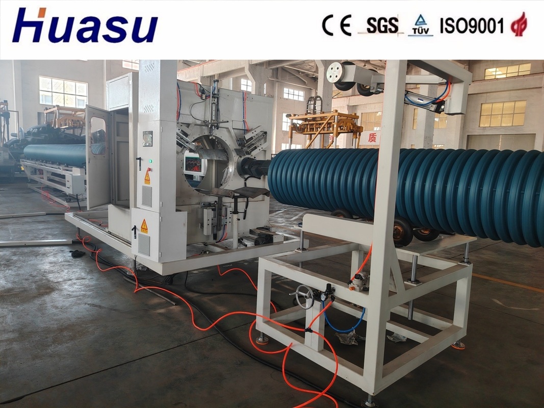 DWC Pipe Extrusion Line for PVC PE MPP PA HDPE Processed Drainage Pipe and Municipal Engineering