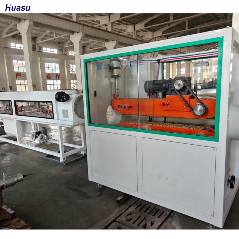 Автоматическая линия экструзии гофрированных труб с одинарной стенкой, с материалом цилиндра 38CrMoAlA и системой полного зацепления