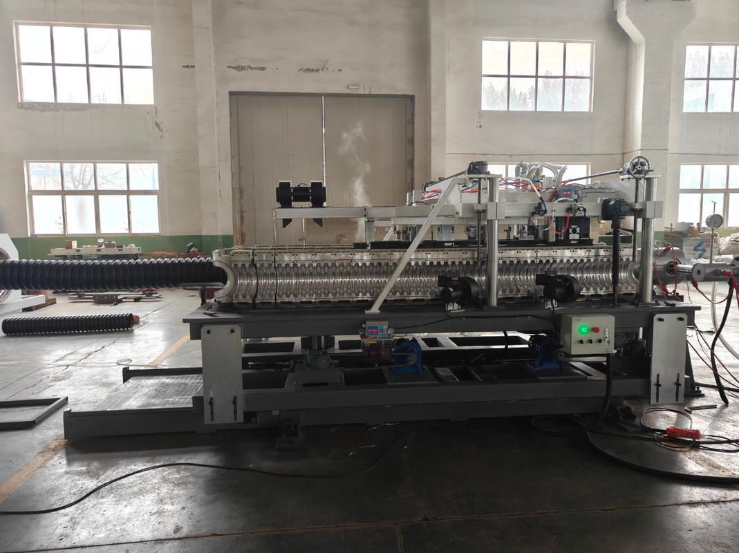 Siemens Contactor PLC Control Single Wall Corrugated Pipe Extrusion Line with 35-55 Working Days Lead Time