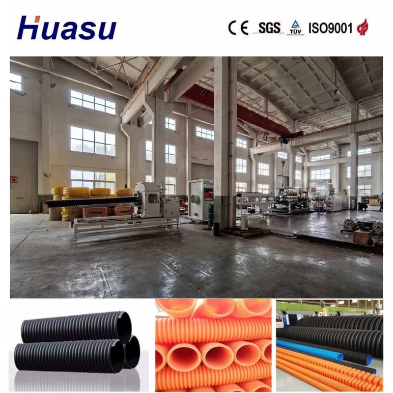 Линия экструзионной трубы с одной стеной управления PLC Siemens с онлайн-звонком и настраиваемыми решениями волнообразования