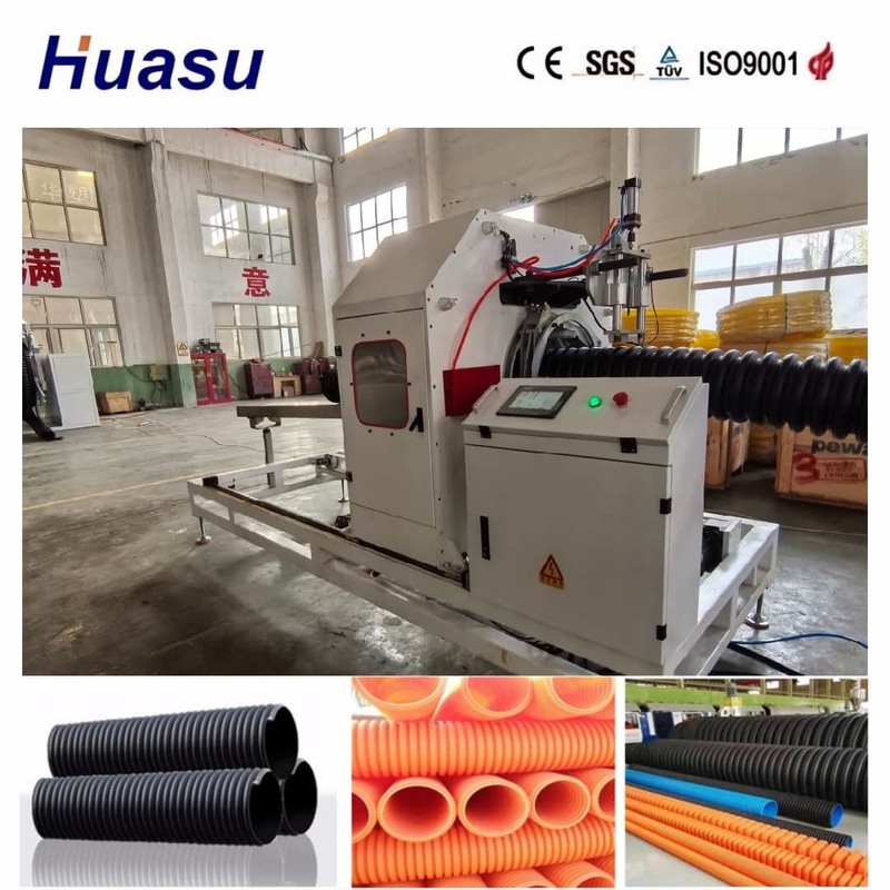 Автоматическая линия экструзионной трубы с одной стеной для ПВХ/ПЭ/МПП/ПА/ГДПП с диаметром 32 мм-1600 мм и производительностью 200-2000 кг/ч