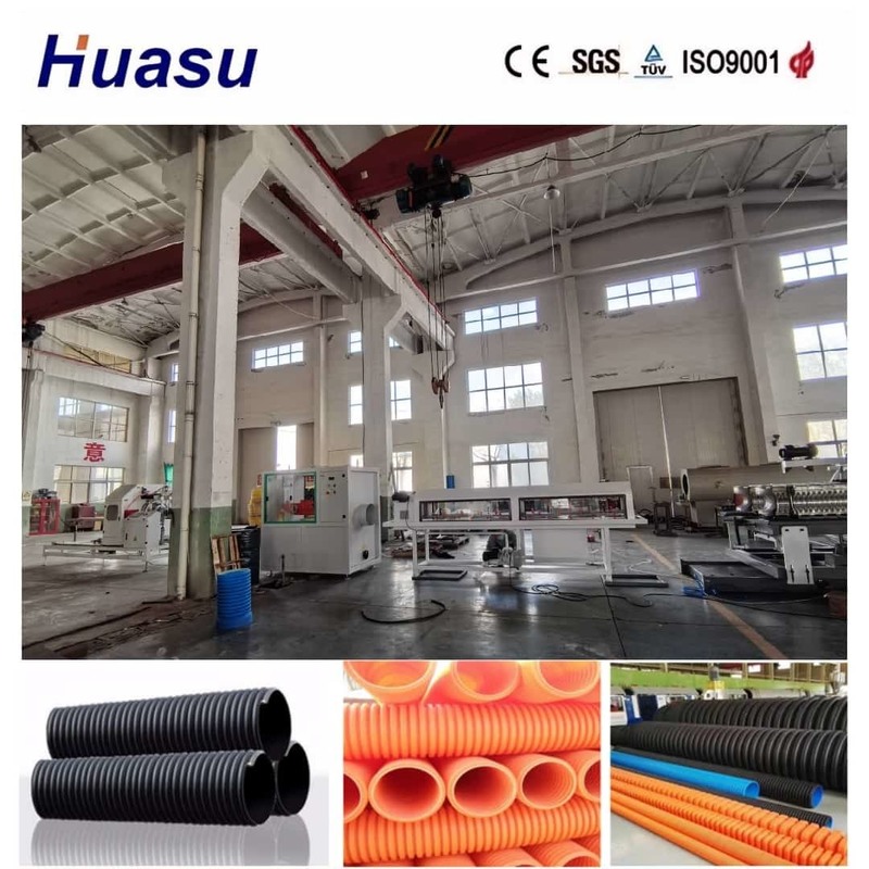 Линия экструзионной трубы с одной стеной с управлением PLC с функцией онлайн-звонка и системой управления PLC Siemens