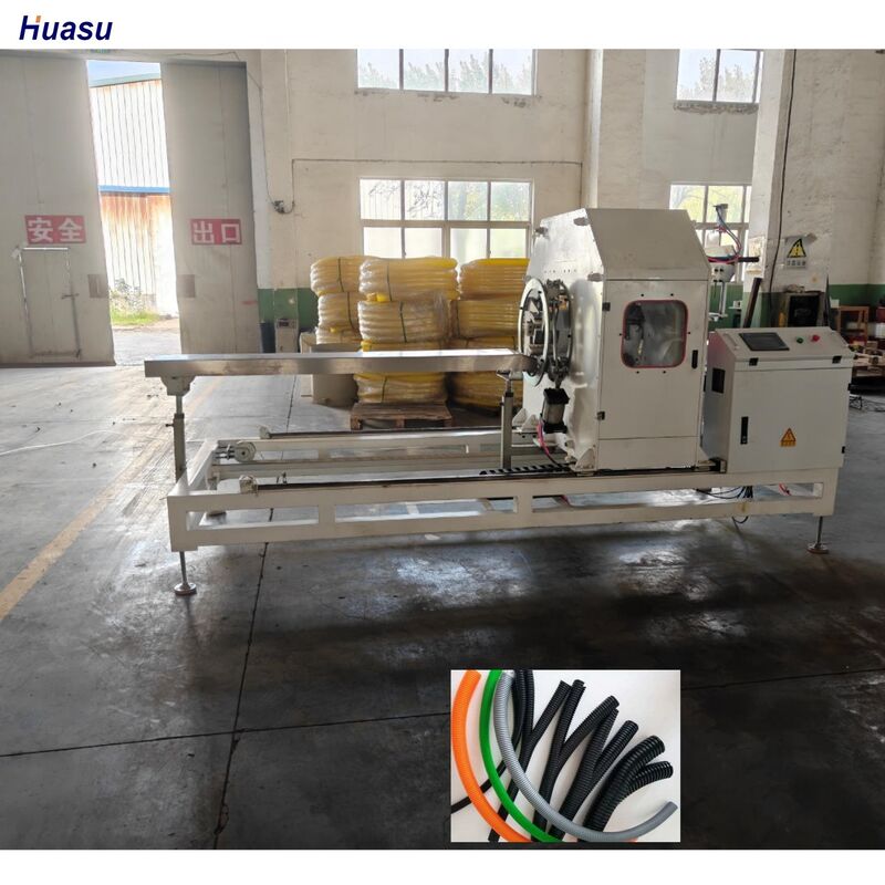 Линия экструзии гофрированных труб с двойными стенками, с 48 формами и управлением Siemens PLC для высокоэффективного производства