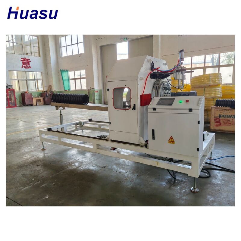 Высокопроизводительная автоматизированная компьютеризированная линия экструзии труб из ПНД с управлением Siemens PLC для производства гофрированных труб