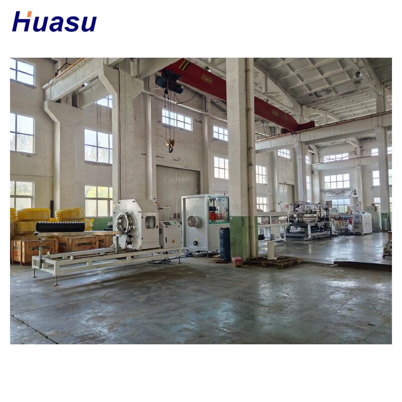 Высокопроизводительная автоматизированная компьютеризированная линия экструзии труб из ПНД с управлением Siemens PLC для производства гофрированных труб