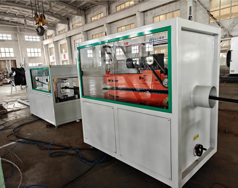 Линия экструзионной трубы с одной стеной с 37 кВт мотора и одной винтовой конструкцией