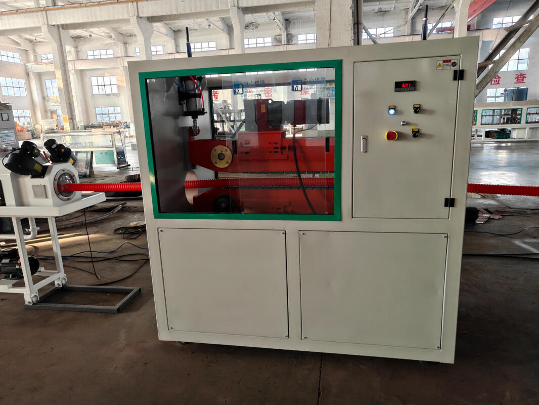 Линия экструзии гофрированных труб с двойными стенками интегрального типа с электрическим оборудованием Siemens и производительностью 100 кг/ч - 2000 кг/ч