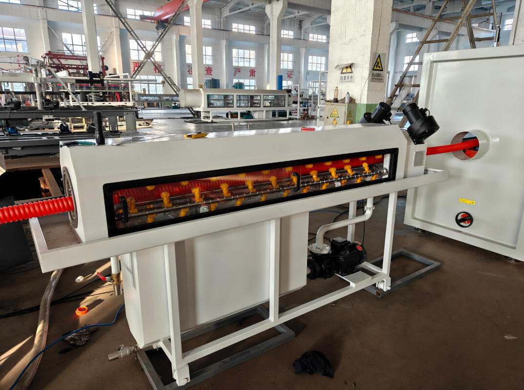 Линия экструзионной трубы Siemens Electric с двойной стенкой с водяным охлаждением и производственной мощностью 100 - 2000 кг/ч