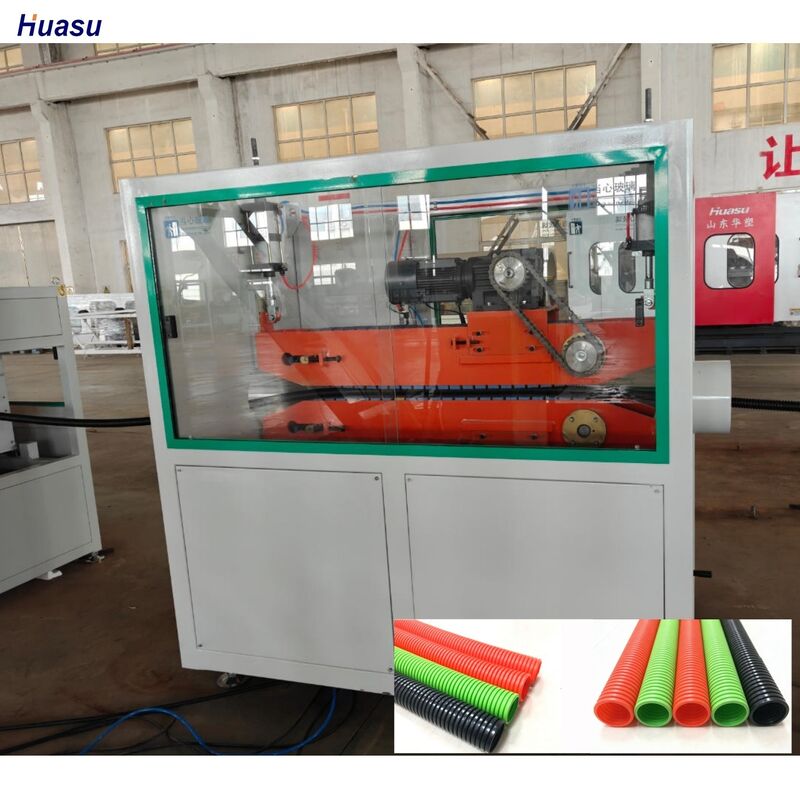 Линия экструзионной трубы с одной стеной с глубокой структурой канала с винтом, коробкой передач с твердыми зубами и годовым гарантийным периодом