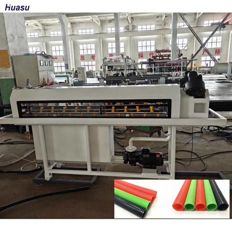 Линия экструзионной трубы с одной стеной с глубокой структурой канала с винтом, коробкой передач с твердыми зубами и годовым гарантийным периодом