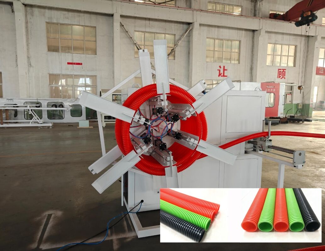 Экструзионная линия для гофрированных труб с однослойной стенкой и ПЛК-управлением, высококачественная стальная гильза для воды и основная электроника Siemens/Schneider