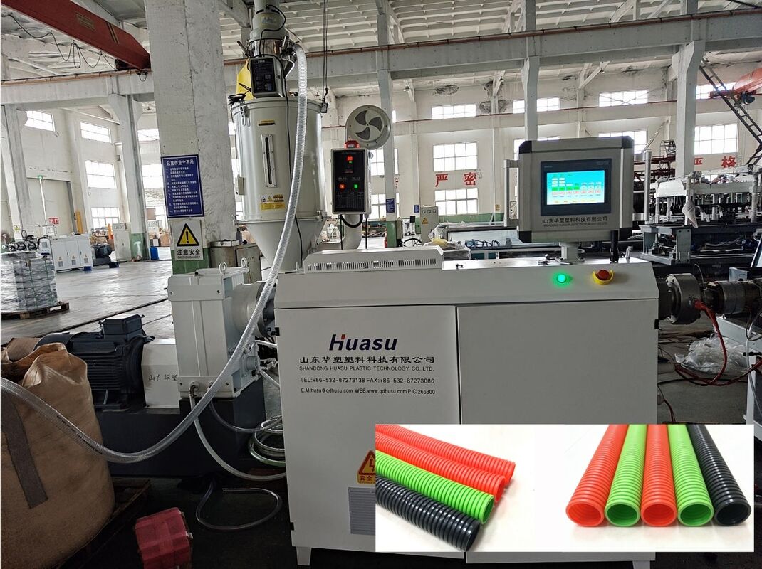 Линия экструзионной трубы с одной стеной с Siemens Schneider Main Electrics, 38CrMoAlA баррельным материалом и дистанционным управлением PLC